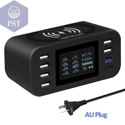 Qi Wireless Charger Quick Charge 3.0 Fast Charging Station 60W for Samsung S9 S8 Mi Nexus LG Sony Moto Nokia QC3.0 Power Adapter PST PS Tradings  PST PS Tradings Au-Black PST PS Tradings Qi Wireless Charger Quick Charge 3.0 Fast Charging Station 60W for Samsung S9 S8 Mi Nexus LG Sony Moto Nokia QC3.0 Power Adapter