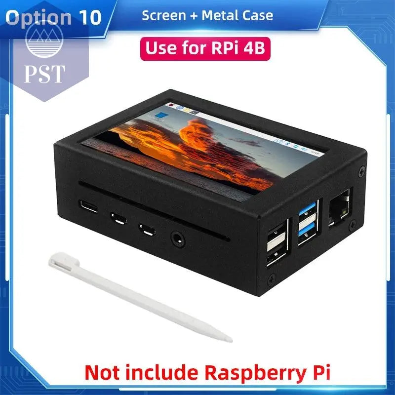 Raspberry Pi 3.5 Touch Screen 480*320 LCD TFT Display Optional ABS Metal Case Cooling Fan for Raspberry Pi 4 Model B or 3B+ 3B - PST PS Tradings