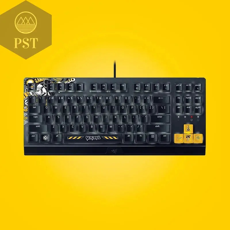 Razer BlackWidow X Tenkeyless Gaming-Tastatur PST PS Tradings  Minions  Edition / Green Switch Razer BlackWidow X Tenkeyless Gaming-Tastatur