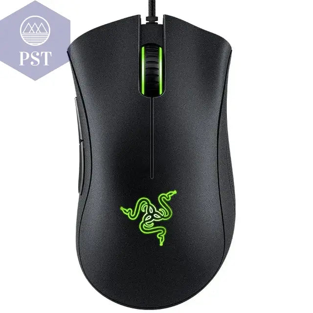 Razer DeathAdder Essential Gaming Maus 6400 DPI PST PS Tradings  Black  With Box / spain Razer DeathAdder Essential Gaming Maus 6400 DPI