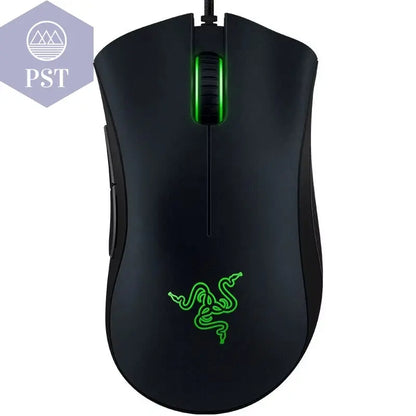 Razer Deathadder Essential Kabelgebundene Gaming Maus / Kabelgebundene Mäuse 6400 DPI 5 Unabhängige Tasten Für Laptop Gaming PC Computer Workstation PST PS Tradings  PST PS Tradings Black PST PS Tradings