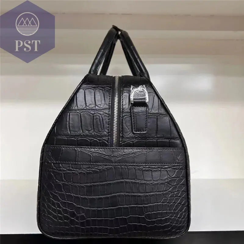 Reisetasche Stylishes Krokodil-Muster Herren Gepäck PST PS Tradings Taschen PST PS Tradings  PST PS Tradings Reisetasche Stylishes Krokodil-Muster Herren Gepäck Taschen