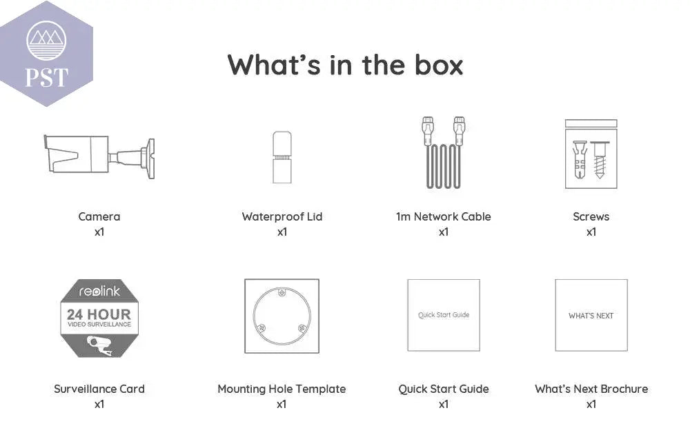 Reolink Smart Security Camera 5MP Outdoor Infrared Night Vision Cam with Human/Car/Pet Detection POE IP Camera - Property & Safety Tradings