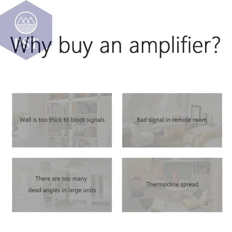 Retekess Amplifier 500mW RF Wireless Repeater Signal Amplifier Learning Code Extender for T117 Call Button 433MHz Restaurant - Property & Safety Tradings