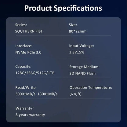HUADISK SSD NVMe M2 1TB 512GB PCI-e 3.0X4 Internal Hard Disk  2280 SSD 256GB 128GB Solid State Drive Drive for Desktop PC Laptop - Property & Safety Tradings