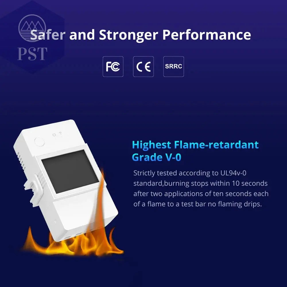 Sonoff Pow R3 16A /20A Wifi Smart Switch Höhere Genauigkeit Stromverbrauch Messen Monitor Strom Energie Verwendung Funktioniert mit Alexa       PST PS Tradings