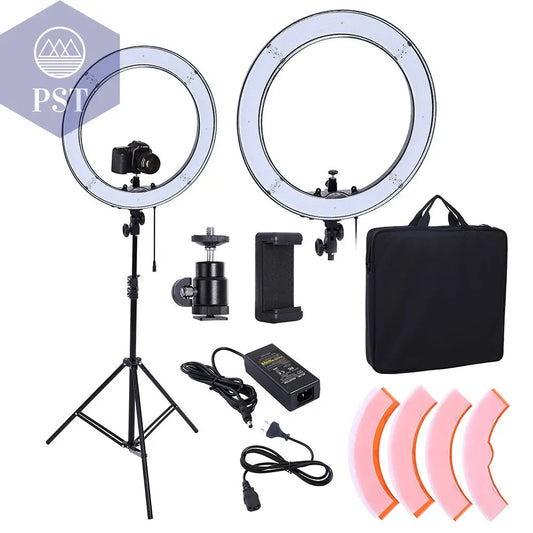Studio Camera Photo Phone LED Ring with Tripod       PST PS Tradings