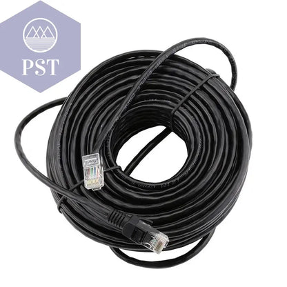 Techage 10M 20M 30M 50M cat5 Ethernet Network Cable RJ45 Patch Outdoor Waterproof LAN Cable Wires For CCTV POE IP Camera System - PST PS Tradings