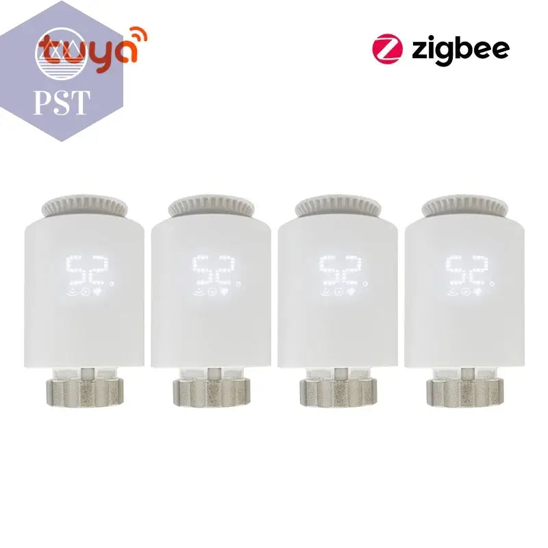 Tuya Smart Zigbee 3,0 TRV Heizkörper Stellventil Thermostatventil Temperatur Controller Unterstützung Alexa Google Hause PST PS Tradings  Me167 4PcsTuya Smart Zigbee 3,0 TRV Heizkörper Stellventil Thermostatventil Temperatur Controller Unterstützung Alexa Google Hause