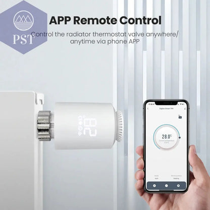 Tuya Smart Zigbee 3,0 TRV Heizkörper Stellventil Thermostatventil Temperatur Controller Unterstützung Alexa Google Hause PST PS Tradings  Tuya Smart Zigbee 3,0 TRV Heizkörper Stellventil Thermostatventil Temperatur Controller Unterstützung Alexa Google Hause