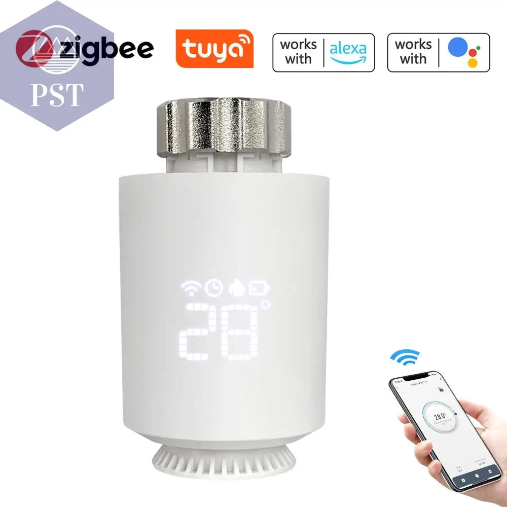 Tuya Smart Zigbee 3,0 TRV Heizkörper Stellventil Thermostatventil Temperatur Controller Unterstützung Alexa Google Hause PST PS Tradings  Tuya Smart Zigbee 3,0 TRV Heizkörper Stellventil Thermostatventil Temperatur Controller Unterstützung Alexa Google Hause
