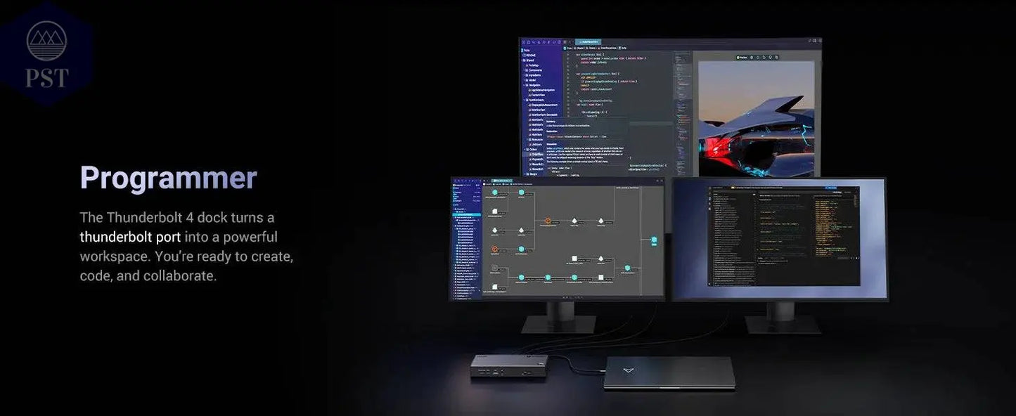 UGREEN Thunderbolt4 Docking Station 13-in-1 40Gbps Triple 4K 60Hz Single 8K 30Hz with HDMI DP RJ45 SD&TF 4.0 for MacBook Laptop - Property & Safety Tradings