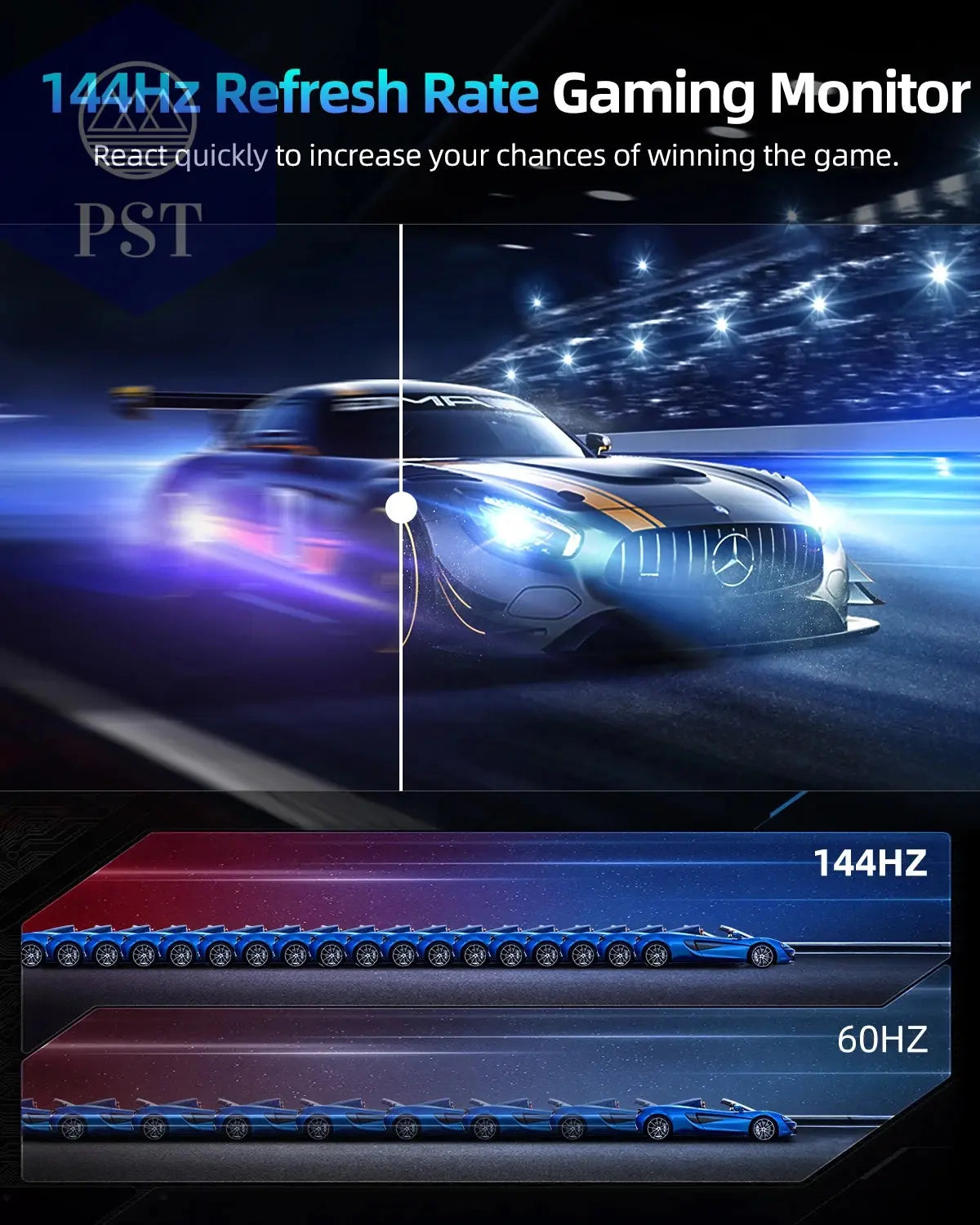 UPERFECT Mobile 18 Zoll Gaming Monitor 18" 2K Display 144Hz FreeSync Tragbar PST PS Tradings Monitor PST PS Tradings  PST PS Tradings