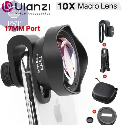 Ulanzi 17mm 10X Macro Lens Universal For iPhone 13 14 15 16 Mini Pro Max Samsung S20 S21 S22 S23 Ultra Huawei XiaoMi Phone Lens - PST PS Tradings  PST PS Tradings