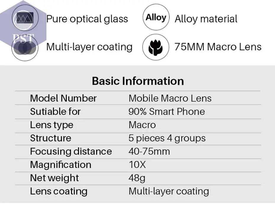 Ulanzi 17mm 10X Macro Lens Universal For iPhone 13 14 15 16 Mini Pro Max Samsung S20 S21 S22 S23 Ultra Huawei XiaoMi Phone Lens - PST PS Tradings  PST PS Tradings