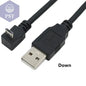 Up & Down & Left & Right Angled 90 Degree USB Micro USB Male to USB male Data Charge connector Cable 25cm 50cm for Tablet 5ft 1m - PST PS Tradings