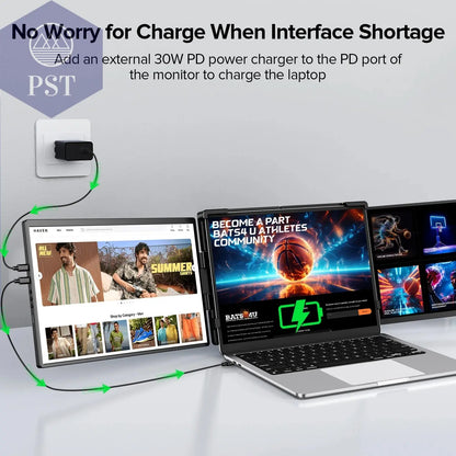 Ustaion X3 14\" Tragbarer Bildschirm Extender PST PS Tradings  PST PS Tradings  PST PS Tradings