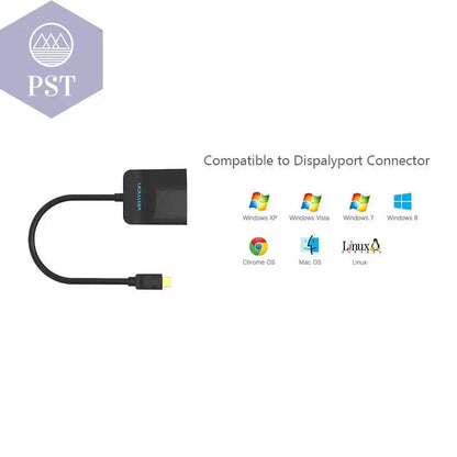 Vention Thunderbolt To HDMI Converter Mini Displayport To HDMI Adapter Cable for Apple MacBook Air Pro iMac Mac Surface Mini DP - Property & Safety Tradings