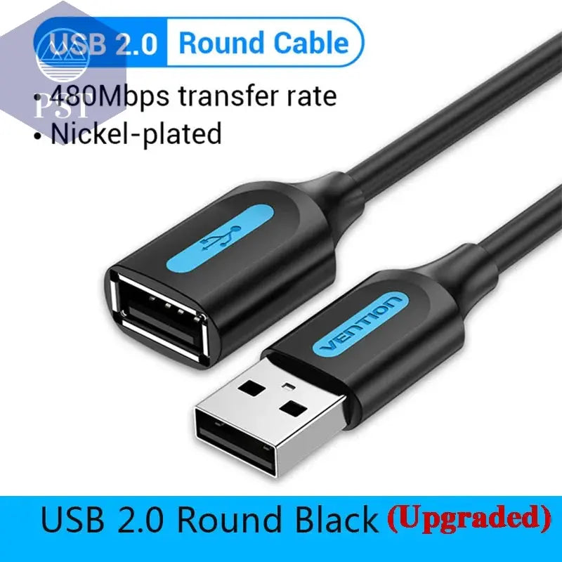 Vention USB 3.0 Extension Cable Male to Female Extender Cable Fast Speed USB 3.0 Cable Extended for laptop PC USB 2.0 Extension       PST PS Tradings