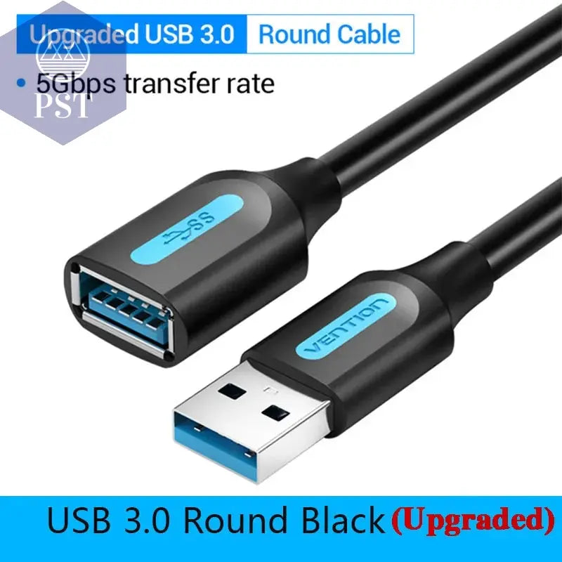 Vention USB 3.0 Extension Cable Male to Female Extender Cable Fast Speed USB 3.0 Cable Extended for laptop PC USB 2.0 Extension       PST PS Tradings