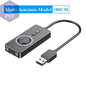 Vention USB External Sound Card USB to 3.5mm Audio Adapter USB to Earphone Microphone for Macbook Computer Laptop PS4 Sound Card       PST PS Tradings
