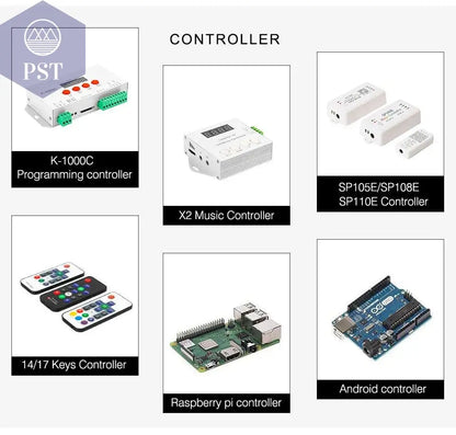 WS2812B RGB LED Panel Screen 8x8 16x16 8x32 256 Pixels Digital Flexible Programmed Individually Addressable Full Color DC5V       PST PS Tradings