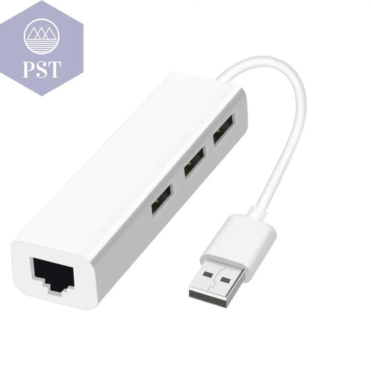 White USB Hub with Four Ports       PST PS Tradings