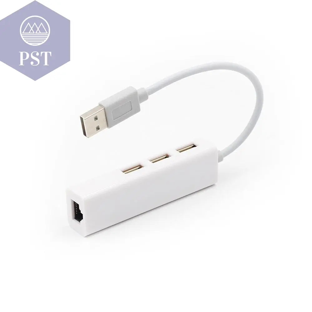 White USB Hub with Four Ports       PST PS Tradings