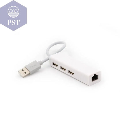 White USB Hub with Four Ports       PST PS Tradings