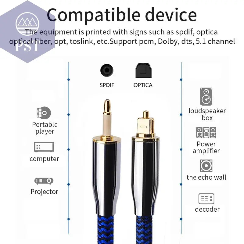 Yytcg digitales optisches Audio kabel toslink Kabel Glasfaser-Audio kabel Lautsprecher kabel Sound bar Verstärker Subwoofer für TV-Box ps4       PST PS Tradings