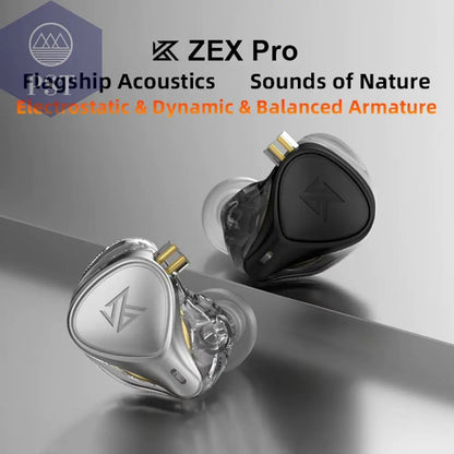 ZEX PRO HIFI Headset Electrostatic Hybird Technology Wired Headphone Noice Cancelling 3.5Mm Plug Sport Headphones PST PS Tradings  PST PS Tradings  PST PS Tradings ZEX PRO HIFI Headset Electrostatic Hybird Technology Wired Headphone Noice Cancelling 3.5Mm Plug Sport Headphones