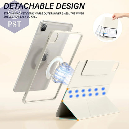 ZOYU Case iPad 10 Air 11 4/5 10.9 Pro 11 13 2024  Detachable Y-Shaped Folding, iPad 10.2 7/8/9th Gen Rotate 360°Detachable Cover - PST PS Tradings