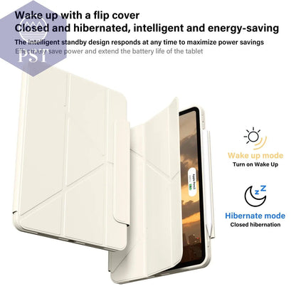 ZOYU Case iPad 10 Air 11 4/5 10.9 Pro 11 13 2024  Detachable Y-Shaped Folding, iPad 10.2 7/8/9th Gen Rotate 360°Detachable Cover - PST PS Tradings