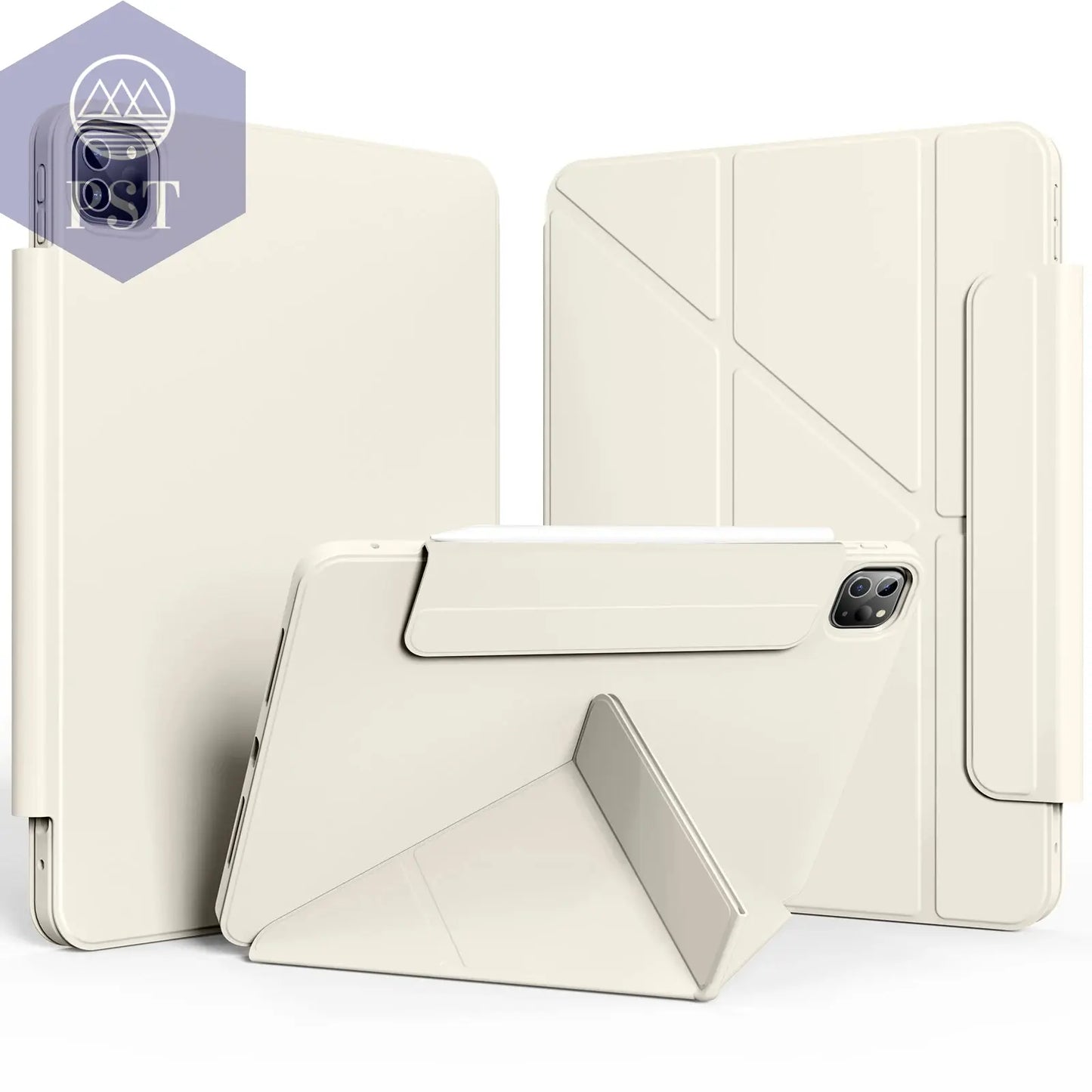 ZOYU Case iPad 10 Air 11 4/5 10.9 Pro 11 13 2024  Detachable Y-Shaped Folding, iPad 10.2 7/8/9th Gen Rotate 360°Detachable Cover - PST PS Tradings