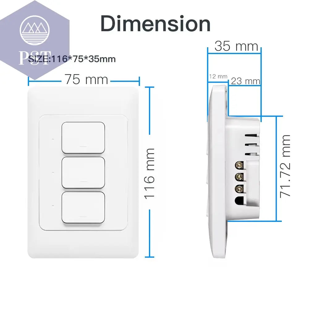 Zemismart Zigbee Lichtschalter Lichtsteuerung Funktioniert Mit Tuya Smart Life US AU Physische Wandschalter Push Button Interruptor PST PS Tradings  PST PS Tradings  PST PS Tradings Zemismart Zigbee Lichtschalter Lichtsteuerung Funktioniert Mit Tuya Smart Life US AU Physische Wandschalter Push Button Interruptor